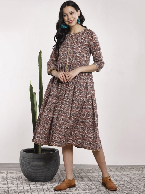 

Sangria Women Multicoloured Printed Anarkali Kurta, Multi