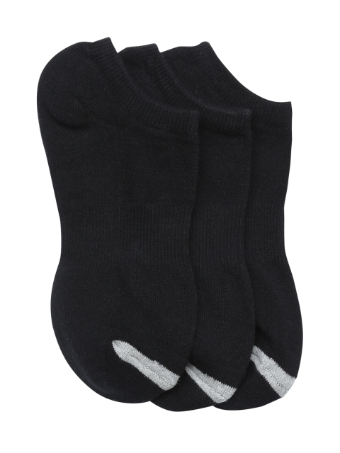 

AMERICAN EAGLE OUTFITTERS Women Pack of 3 Black Solid Ankle Length Socks