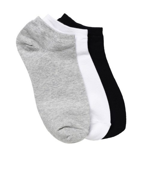 

AMERICAN EAGLE OUTFITTERS Women Pack of 3 Soild Socks, Black