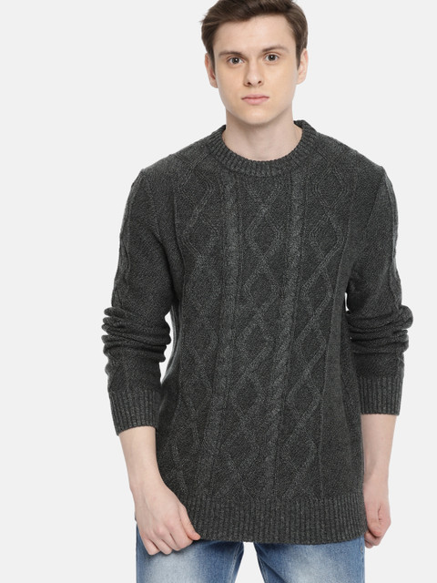 

AMERICAN EAGLE OUTFITTERS Men Black Solid Pullover