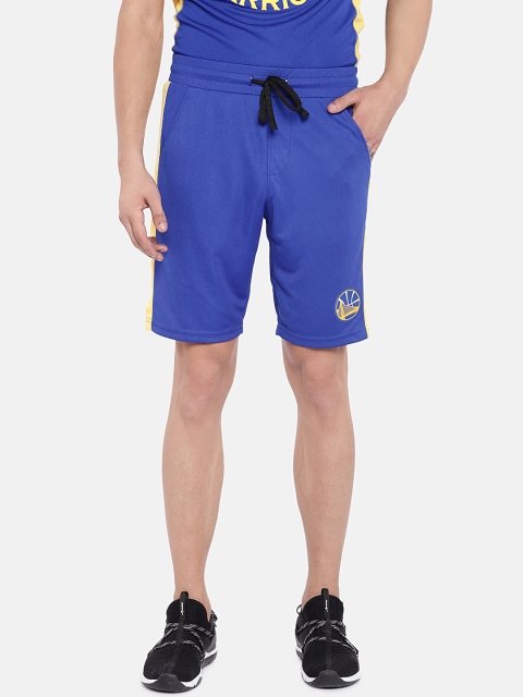 

NBA Men Blue Solid Regular Fit Regular Shorts