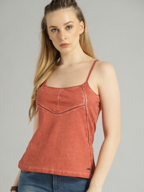 

Roadster Women Rust Solid Top