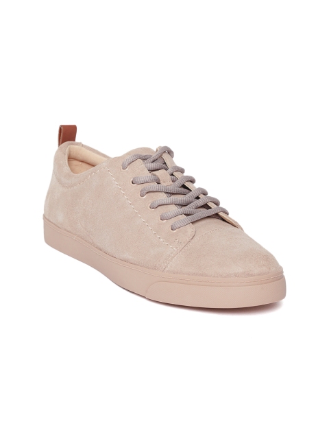 

Clarks Women Pink Suede Sneakers