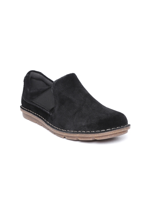 

Clarks Women Black Suede Leather Slip-On Sneakers