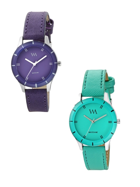 WM Women Purple & Sea Green Analogue Watch wmal-241-225aeonssrp