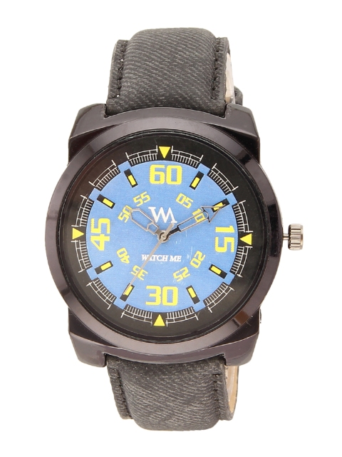 

WM Men Black Analogue Watch