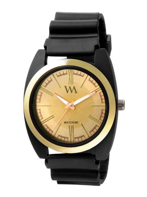 

WM Men Black Analogue Watch WMAL-237rp
