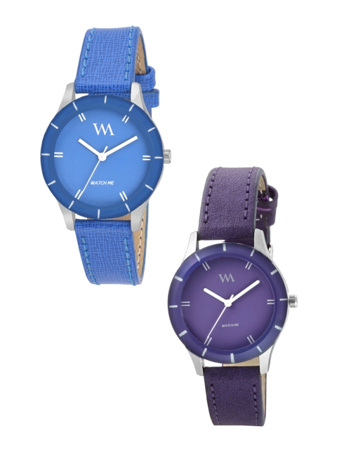 

WM Women Blue & Purple Analogue Watch wmal-213-241aeonssrp