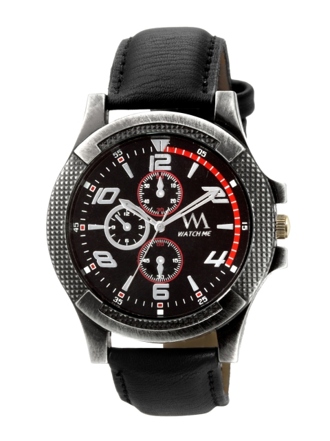 

WM Men Black Analogue Watch WMAL-238rp