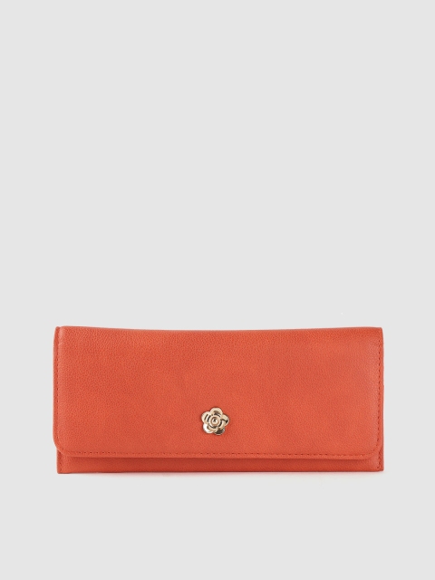 

Allen Solly Women Orange Solid Two Fold Wallet