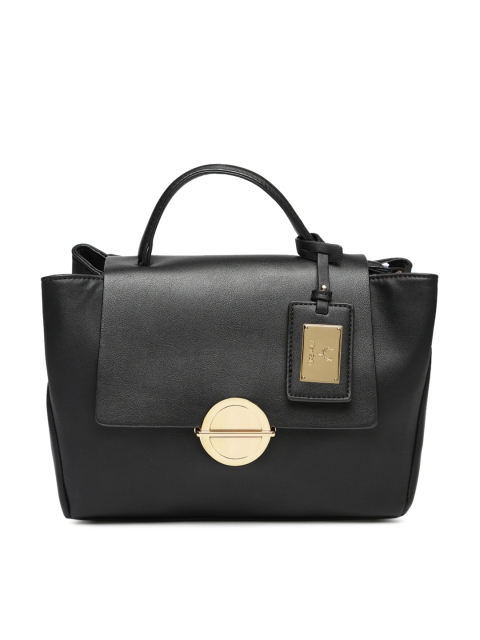 

Allen Solly Black Solid Satchel