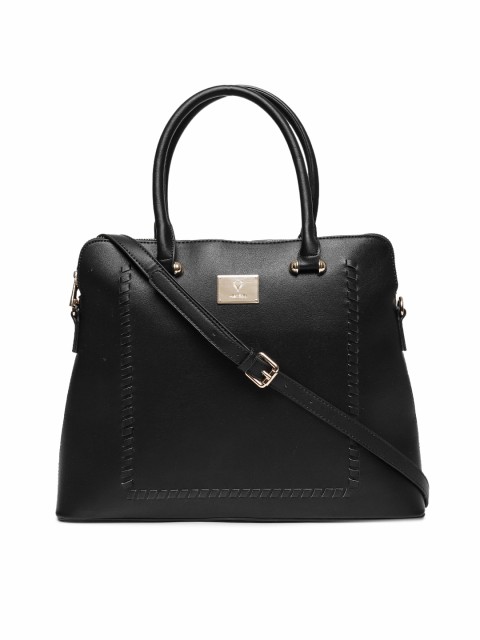 

Allen Solly Black Solid Handheld Bag