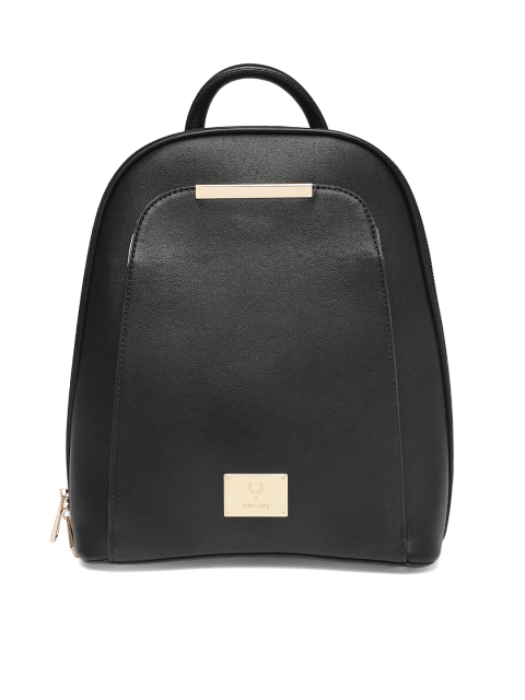 

Allen Solly Women Black Solid Backpack