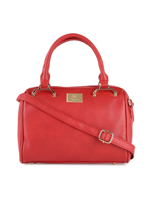 

Allen Solly Red Solid Handheld Bag
