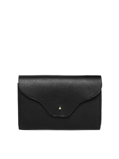 

Allen Solly Black Textured Clutch