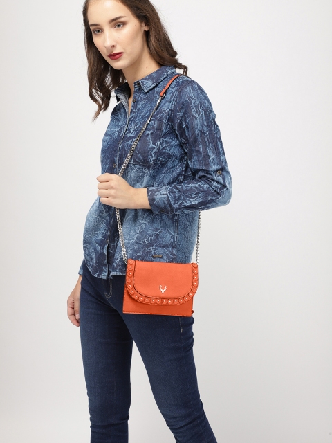 

Allen Solly Orange Solid Sling Bag