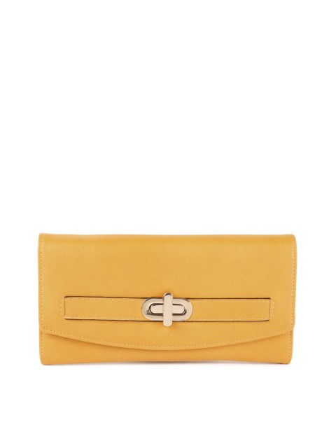 

Allen Solly Women Yellow Solid Two Fold Wallet