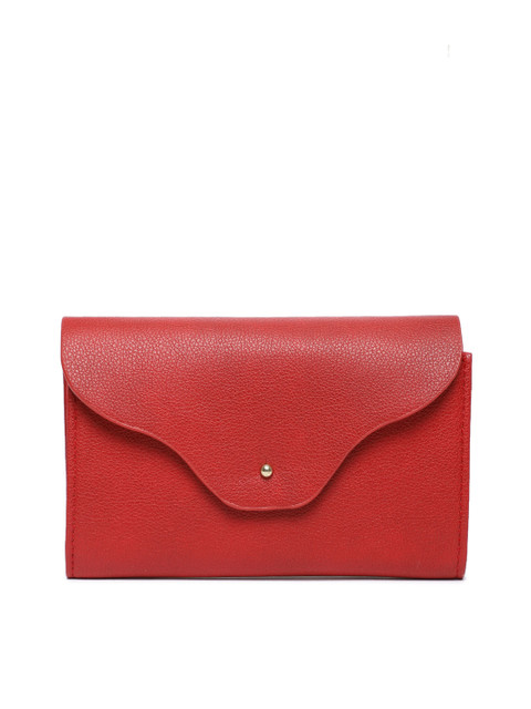 

Allen Solly Women Red Solid Two Fold Wallet