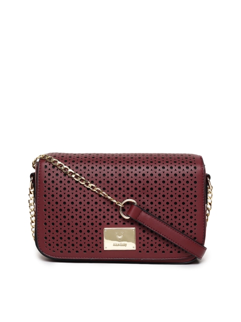

Allen Solly Brown Textured Sling Bag
