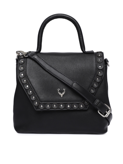 

Allen Solly Black Embellished Satchel
