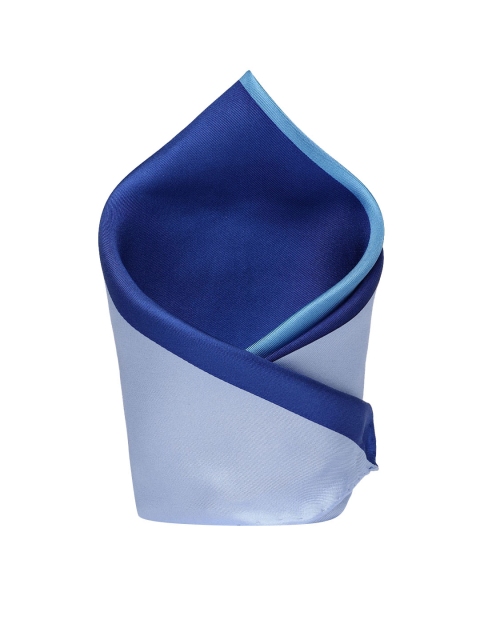 

Louis Philippe Men Blue Colourblocked Pocket Square