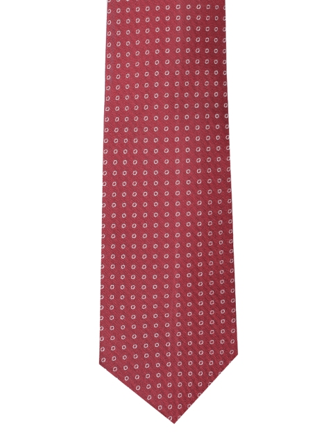 

Louis Philippe Maroon Printed Tie