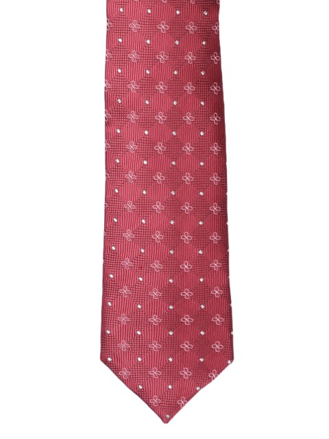 

Louis Philippe Maroon Printed Tie