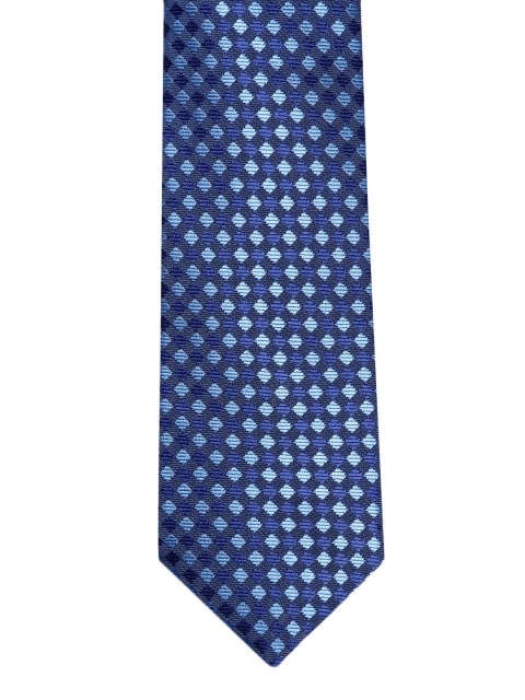 

Louis Philippe Blue Printed Broad Tie