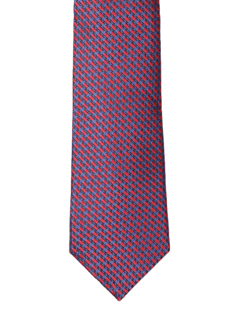 

Louis Philippe Blue & Red Printed Tie