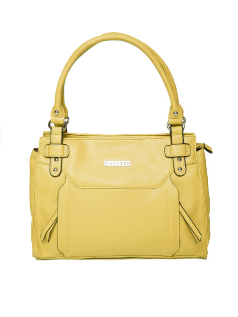 

Caprese Yellow Solid Shoulder Bag