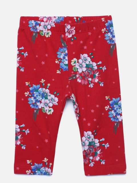 

GAP Baby Girls' Red Floral Print Leggings
