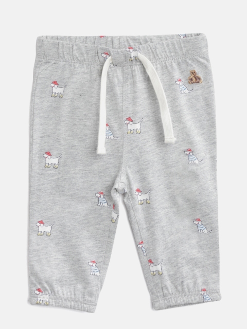 

GAP Baby Boy Grey Melange Brannan Bear Pull-On Pants