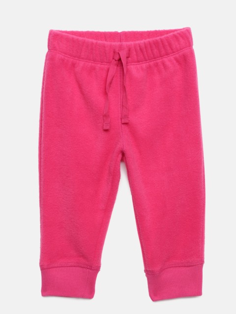 

GAP Baby Girls' Pink Solid Pants in Fleece