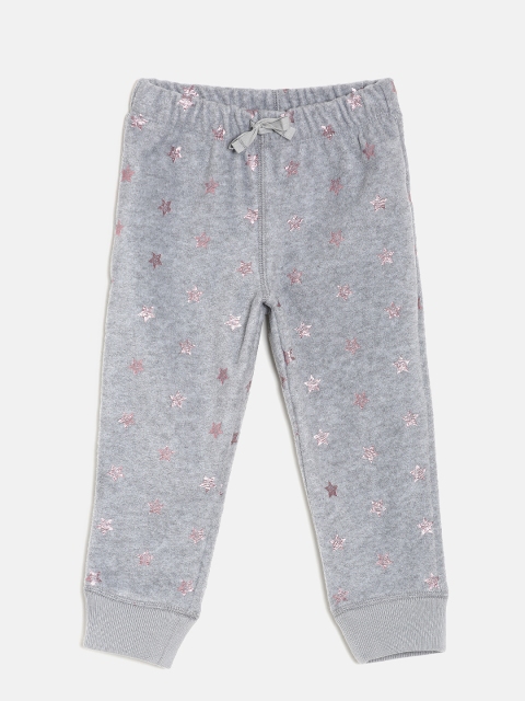 

GAP Baby Girls' Sparkle Print Pants in Fleece, Grey