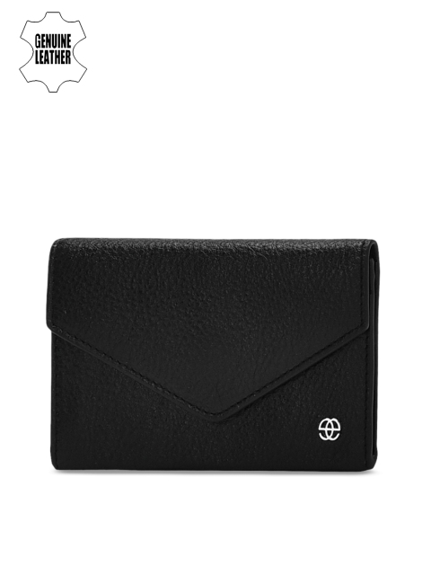 

Eske Unisex Black Solid Card Holder
