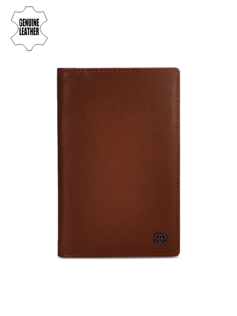 

Eske Unisex Tan Brown Solid Card Holder