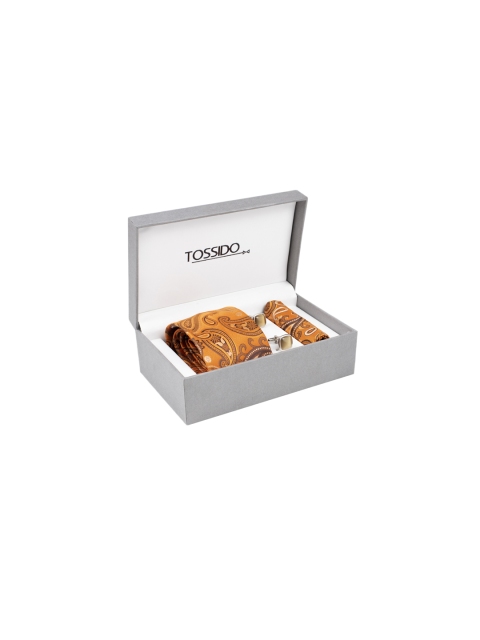 

Tossido Men Brown & Silver-Toned Accessory Gift Set