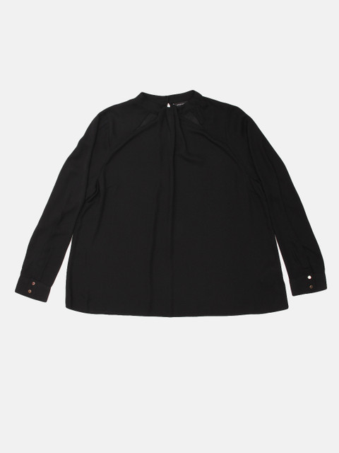 

DOROTHY PERKINS Women Black Solid Top