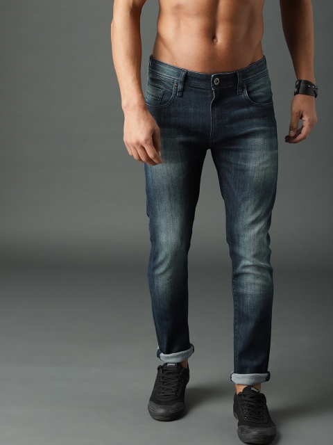 

Roadster Men Blue Skinny Fit Mid-Rise Clean Look Stretchable Jeans