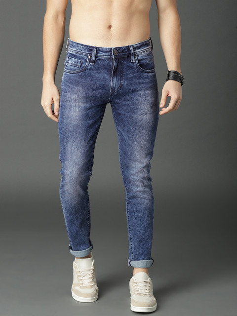 

Roadster Men Blue Skinny Fit Mid-Rise Clean Look Stretchable Jeans