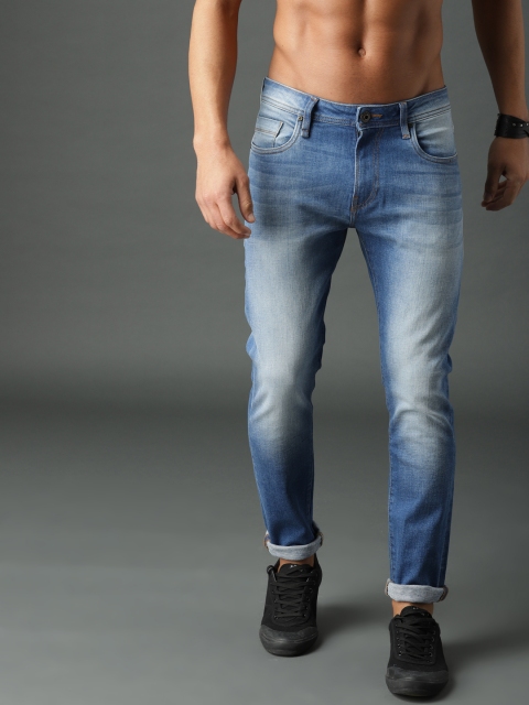 

Roadster Men Blue Skinny Fit Mid-Rise Clean Look Stretchable Jeans
