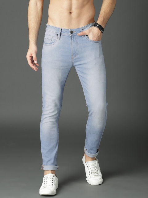 

Roadster Men Blue Skinny Fit Mid-Rise Clean Look Stretchable Jeans