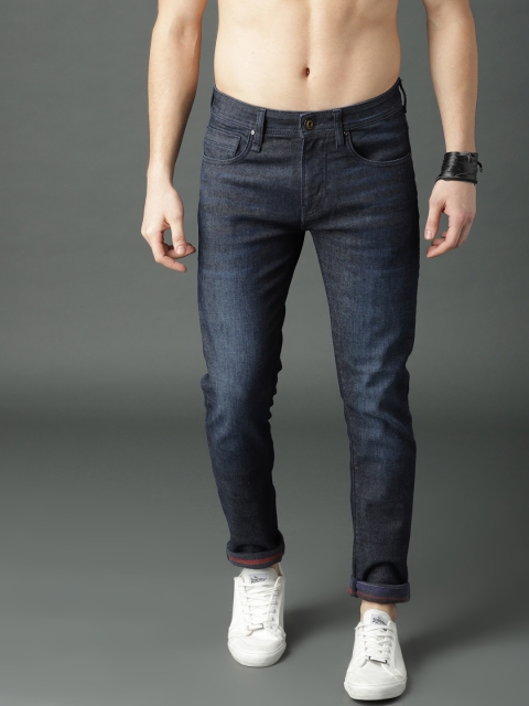 

Roadster Men Blue Skinny Fit Mid-Rise Clean Look Stretchable Jeans