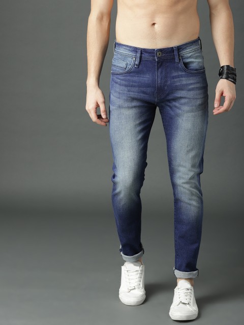 

Roadster Men Blue Skinny Fit Mid-Rise Clean Look Stretchable Jeans