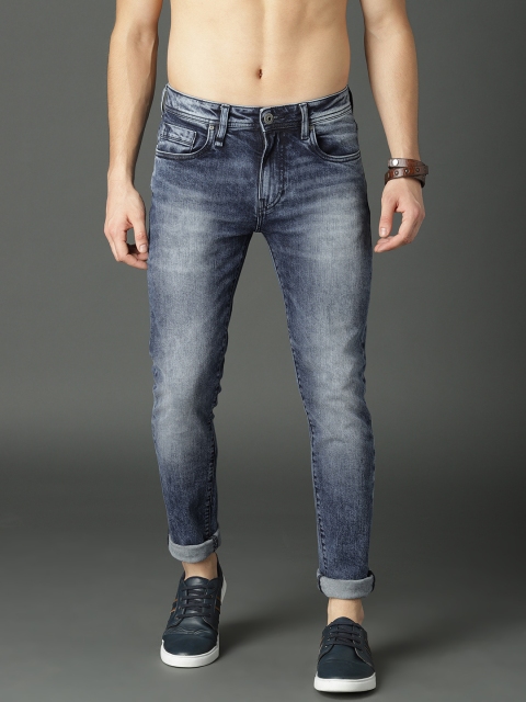 

Roadster Men Blue Skinny Fit Mid-Rise Clean Look Stretchable Jeans