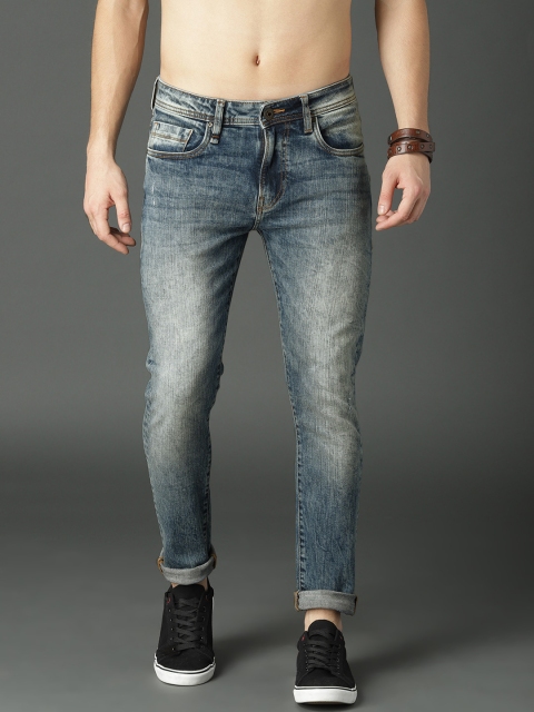 

Roadster Men Blue Skinny Fit Mid-Rise Clean Look Stretchable Jeans