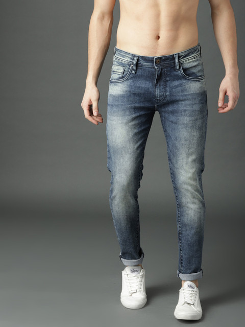 

Roadster Men Blue Skinny Fit Mid-Rise Clean Look Stretchable Jeans