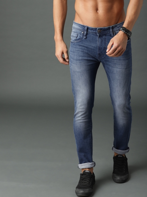 

Roadster Men Blue Skinny Fit Mid-Rise Clean Look Stretchable Jeans