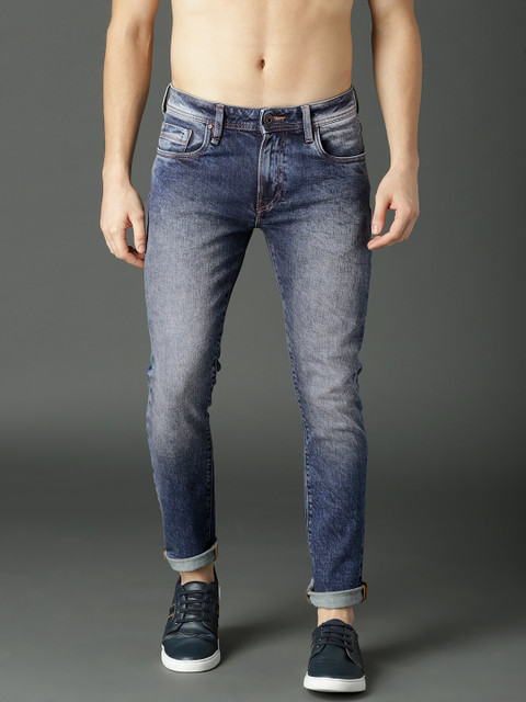

Roadster Men Blue Skinny Fit Mid-Rise Clean Look Stretchable Jeans