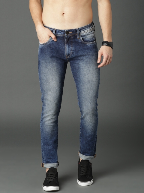 

Roadster Men Blue Skinny Fit Mid-Rise Clean Look Stretchable Jeans